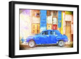 Cuba Painting - Street Colors-Philippe Hugonnard-Framed Art Print