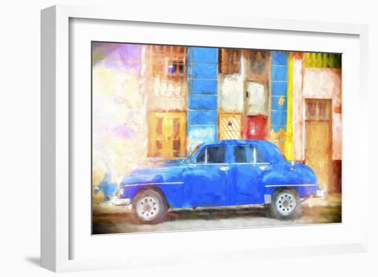 Cuba Painting - Street Colors-Philippe Hugonnard-Framed Art Print