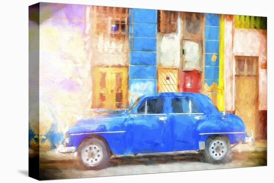 Cuba Painting - Street Colors-Philippe Hugonnard-Stretched Canvas