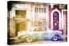 Cuba Painting - Street Look-Philippe Hugonnard-Stretched Canvas