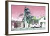 Cuba Painting - Summer Scent-Philippe Hugonnard-Framed Art Print