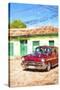 Cuba Painting - Sunday Afternoon-Philippe Hugonnard-Stretched Canvas