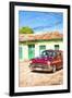 Cuba Painting - Sunday Afternoon-Philippe Hugonnard-Framed Art Print