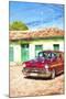 Cuba Painting - Sunday Afternoon-Philippe Hugonnard-Mounted Art Print