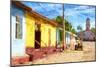 Cuba Painting - Sunday Morning-Philippe Hugonnard-Mounted Art Print