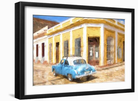 Cuba Painting - Sunny Day-Philippe Hugonnard-Framed Art Print