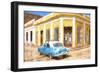 Cuba Painting - Sunny Day-Philippe Hugonnard-Framed Art Print
