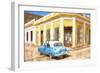 Cuba Painting - Sunny Day-Philippe Hugonnard-Framed Art Print