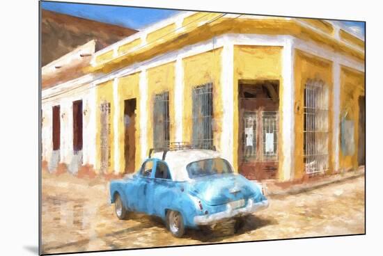 Cuba Painting - Sunny Day-Philippe Hugonnard-Mounted Art Print