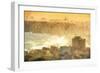 Cuba Painting - Sunset on the Havana-Philippe Hugonnard-Framed Art Print