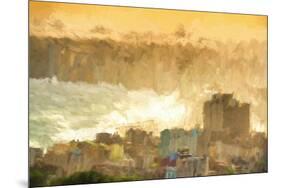 Cuba Painting - Sunset on the Havana-Philippe Hugonnard-Mounted Art Print