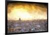 Cuba Painting - Sunset over the city of Havana-Philippe Hugonnard-Framed Art Print