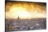 Cuba Painting - Sunset over the city of Havana-Philippe Hugonnard-Stretched Canvas