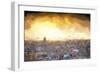 Cuba Painting - Sunset over the city of Havana-Philippe Hugonnard-Framed Art Print