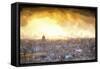 Cuba Painting - Sunset over the city of Havana-Philippe Hugonnard-Framed Stretched Canvas