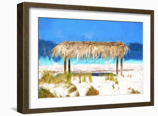 Cuba Painting - Sunshade-Philippe Hugonnard-Framed Art Print