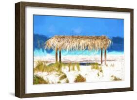 Cuba Painting - Sunshade-Philippe Hugonnard-Framed Art Print