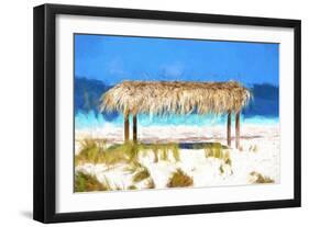 Cuba Painting - Sunshade-Philippe Hugonnard-Framed Art Print