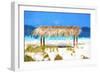 Cuba Painting - Sunshade-Philippe Hugonnard-Framed Art Print