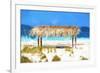 Cuba Painting - Sunshade-Philippe Hugonnard-Framed Art Print