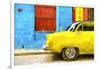 Cuba Painting - Taxi Back-Philippe Hugonnard-Framed Art Print