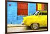 Cuba Painting - Taxi Back-Philippe Hugonnard-Framed Art Print