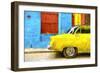 Cuba Painting - Taxi Back-Philippe Hugonnard-Framed Premium Giclee Print