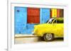 Cuba Painting - Taxi Back-Philippe Hugonnard-Framed Art Print