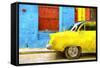 Cuba Painting - Taxi Back-Philippe Hugonnard-Framed Stretched Canvas