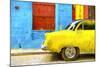 Cuba Painting - Taxi Back-Philippe Hugonnard-Mounted Art Print
