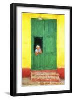 Cuba Painting - The Day I Met You-Philippe Hugonnard-Framed Art Print