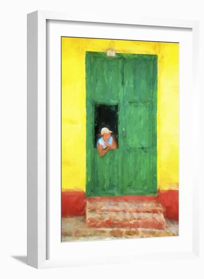 Cuba Painting - The Day I Met You-Philippe Hugonnard-Framed Art Print