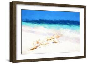 Cuba Painting - The Sea-Philippe Hugonnard-Framed Art Print