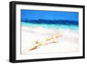 Cuba Painting - The Sea-Philippe Hugonnard-Framed Art Print