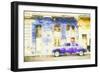 Cuba Painting - Touch of Purple to Havana-Philippe Hugonnard-Framed Art Print