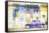 Cuba Painting - Touch of Purple to Havana-Philippe Hugonnard-Framed Stretched Canvas