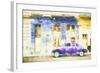 Cuba Painting - Touch of Purple to Havana-Philippe Hugonnard-Framed Art Print