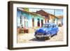 Cuba Painting - Trinadad Street-Philippe Hugonnard-Framed Premium Giclee Print