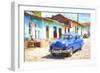 Cuba Painting - Trinadad Street-Philippe Hugonnard-Framed Art Print