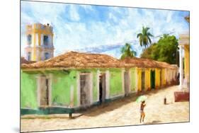 Cuba Painting - Trinidad Life-Philippe Hugonnard-Mounted Art Print