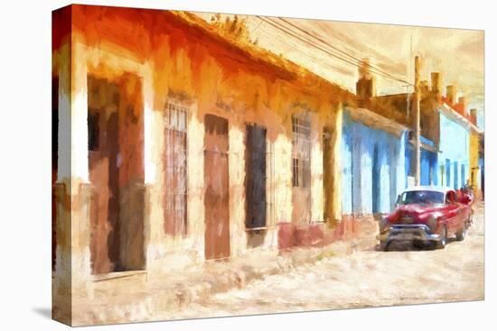 Cuba Painting - Trinidad Sunset-Philippe Hugonnard-Stretched Canvas
