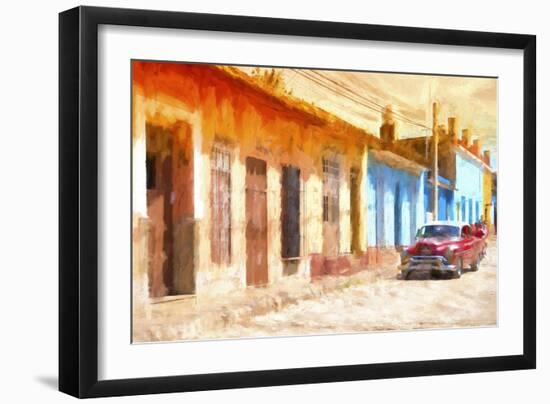 Cuba Painting - Trinidad Sunset-Philippe Hugonnard-Framed Art Print