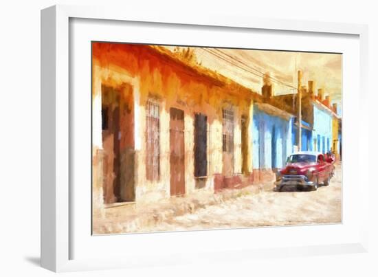 Cuba Painting - Trinidad Sunset-Philippe Hugonnard-Framed Art Print