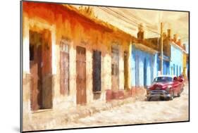 Cuba Painting - Trinidad Sunset-Philippe Hugonnard-Mounted Art Print