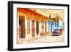 Cuba Painting - Trinidad Sunset-Philippe Hugonnard-Framed Premium Giclee Print