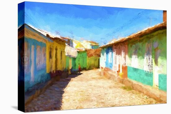 Cuba Painting - Trinidad-Philippe Hugonnard-Stretched Canvas
