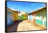 Cuba Painting - Trinidad-Philippe Hugonnard-Framed Stretched Canvas