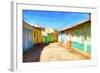 Cuba Painting - Trinidad-Philippe Hugonnard-Framed Art Print