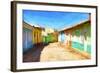 Cuba Painting - Trinidad-Philippe Hugonnard-Framed Art Print