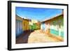 Cuba Painting - Trinidad-Philippe Hugonnard-Framed Art Print